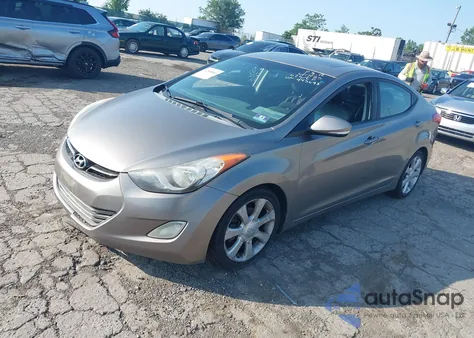 2013 Hyundai Elantra Limited z USA, uszkodzony, nr VIN 5NPDH4AE9DH445695